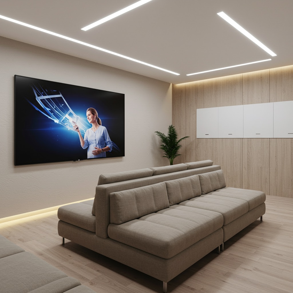 Comfortable and modern ultrasound viewing room